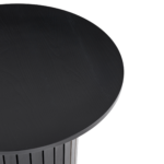 Milas runder Bartisch in Schwarz 80×105 cm – Bild 2
