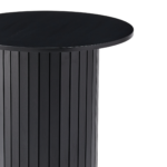 Milas runder Bartisch in Schwarz 80×105 cm – Bild 3