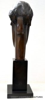 Amedo Modigliani Kopf in Bronze mit Künstlersignatur – Bild 4