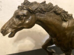 Tierskulptur-Bronzefigur-Pferd in Bronze nach Pierre Jules Mene signiert – Bild 7