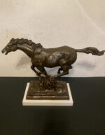 Tierskulptur-Bronzefigur-Pferd in Bronze nach Pierre Jules Mene signiert – Bild 3