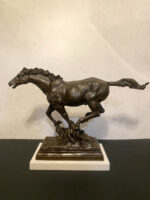 Tierskulptur-Bronzefigur-Pferd in Bronze nach Pierre Jules Mene signiert – Bild 6