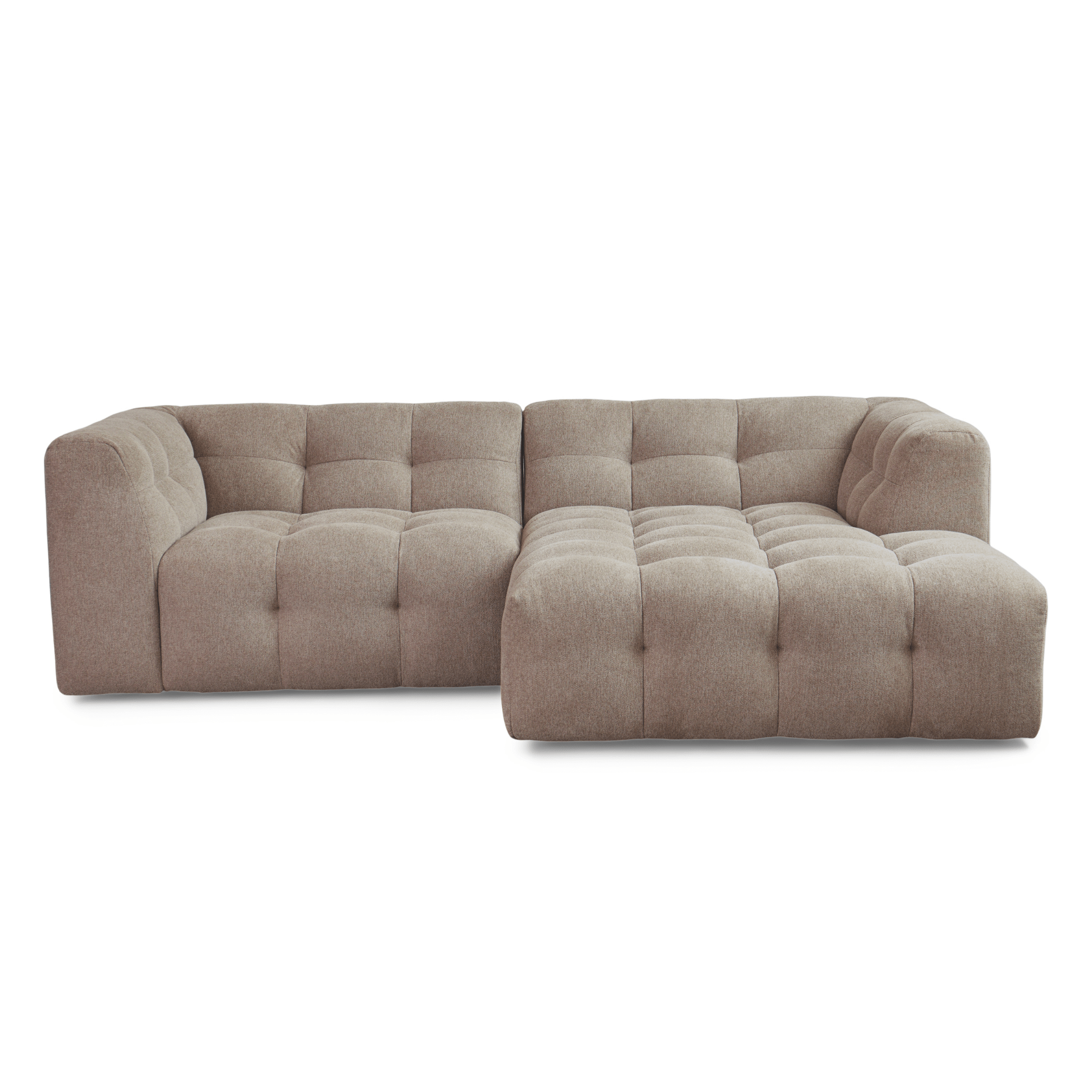 Poppyhoejrevendt Poppy Chaiselongue Bubble Sofa Sand – Rechtsausführung – Bild 1