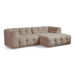 Poppy Chaiselongue Bubble Sofa Sand – Rechtsausführung – Bild 5