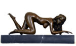 Stilvolle Kunst in Bronze  Akt signiert Raymondo auf Marmorsockel – Bild 6
