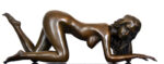 Stilvolle Kunst in Bronze  Akt signiert Raymondo auf Marmorsockel – Bild 9