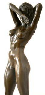 Stilvoller Bronze Akt von Raymondo mit Künstler Signatur – Bild 13