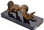Stilvolle Kunst in Bronze  Akt signiert Raymondo auf Marmorsockel – Bild 8