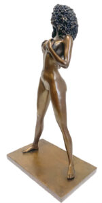 Bronzefigur von Raymondo -Bronze Akt - Exotische Schönheit durchlaufend nummeriert 30/30 – Bild 10