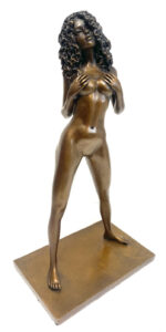 Bronzefigur von Raymondo -Bronze Akt - Exotische Schönheit durchlaufend nummeriert 30/30 – Bild 9