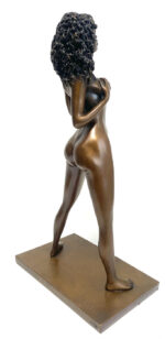 Bronzefigur von Raymondo -Bronze Akt - Exotische Schönheit durchlaufend nummeriert 30/30 – Bild 7