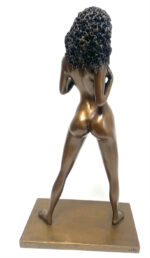 Bronzefigur von Raymondo -Bronze Akt - Exotische Schönheit durchlaufend nummeriert 30/30 – Bild 6