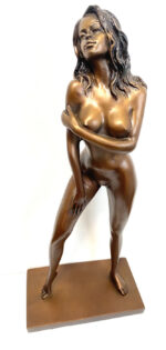 Bronzeskulptur-Stilvoller Akt von Raymondo durchlaufend nummeriert 30/30 – Bild 11