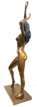 Bronzefigur - Bronze Akt von Raymondo signiert auf Bronzeplatte – Bild 6