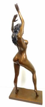 Bronzefigur - Bronze Akt von Raymondo signiert auf Bronzeplatte – Bild 5