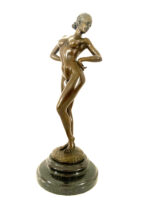 Bronzefigur-  Bronze Akt signiert Raymondo  auf Marmorsockel – Bild 6