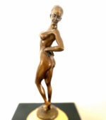 Bronzefigur-  Bronze Akt signiert Raymondo  auf hellen Marmorsockel – Bild 5