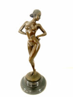 Bronzefigur-  Bronze Akt signiert Raymondo  auf Marmorsockel – Bild 9