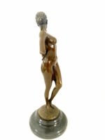 Bronzefigur-  Bronze Akt signiert Raymondo  auf Marmorsockel – Bild 7