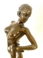 Bronzefigur-  Bronze Akt signiert Raymondo  auf Marmorsockel – Bild 10