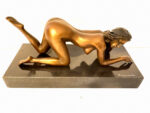 Stilvolle Kunst in Bronze  Akt signiert Raymondo auf Marmorsockel – Bild 18