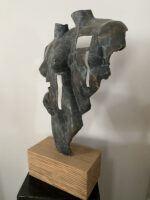 Bronzeskulptur - Moderne Kunst Bronze Akt auf  Eichen Sockel signiert Raymondo – Bild 9