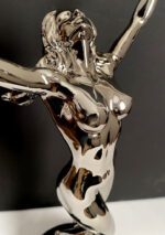 Raymondos Collecters Edition Bronzeskulptur verchromt durchlaufend nummeriert 5/10 – Bild 2