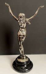 Raymondos Collecters Edition Bronzeskulptur verchromt durchlaufend nummeriert 5/10 – Bild 6