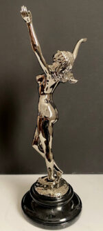 Raymondos Collecters Edition Bronzeskulptur verchromt durchlaufend nummeriert 5/10 – Bild 7