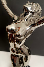 Raymondos Collecters Edition Bronzeskulptur verchromt durchlaufend nummeriert 5/10 – Bild 8