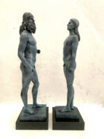 Bronzefiguren -Riace Krieger signiert Phidias auf Marmorplatte – Bild 5