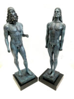 Bronzefiguren -Riace Krieger signiert Phidias auf Marmorplatte – Bild 13