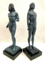 Bronzefiguren -Riace Krieger signiert Phidias auf Marmorplatte – Bild 2