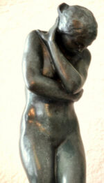Moderne Kunst - Bronze Skulptur - Eva signiert Rodin auf Marmorsockel – Bild 5