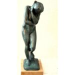 Moderne Kunst - Bronze Skulptur - Eva signiert Rodin auf Marmorsockel – Bild 2