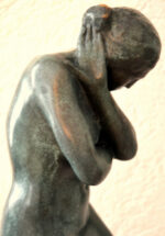 Moderne Kunst - Bronze Skulptur - Eva signiert Rodin auf Marmorsockel – Bild 6