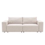 Noelle Schlafsofa aus beigem Stoff