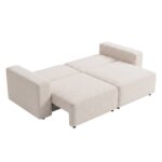 Noelle Schlafsofa aus beigem Stoff – Bild 2
