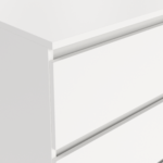 Maise Kommode 70x138x41 cm mit 6 Schubladen in weiß – Bild 6