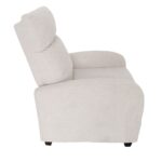 Silas Sessel in Beige mit Kippfunktion und Beinstütze – Bild 3