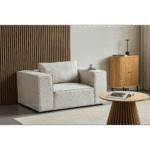 Hailey Sessel in Beige L: 136 × T: 100 × H: 64 cm – Bild 6