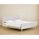Premium Christian Bett in beige 180x200 cm inkl. Lattenrost und Matratzen