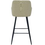 Carlo Barhocker - Beige mit Armlehnen 65 cm – Bild 4