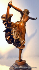 Claire Jeanne Roberte Colinet    Art Deco Bronze Tänzerin – Bild 4