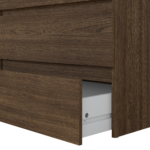 Maise Kommode H:70 x B:138 x B:41 cm mit 6 Schubladen in Räuchereichenoptik – Bild 7