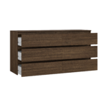 Maise Kommode H:70 x B:138 x B:41 cm mit 6 Schubladen in Räuchereichenoptik – Bild 3