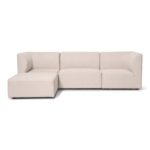 Emilia Modulsofa in Beige, 3 Module mit rechter und linker Chaiselongue L: 243 x T: 158 x H: 72 cm – Bild 5