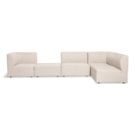 Emilia Modulsofa in Beige, 4 Module mit rechter und linker Chaiselongue L: 328 x T: 158 x H: 72 cm – Bild 4