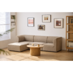 Emilia Modulsofa in Sand, 3 Module L: 243 x T: 79 x H: 72 cm – Bild 2