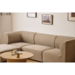 Emilia Modulsofa in Sand, 4 Module L: 328 x T: 79 x H: 72 cm – Bild 2